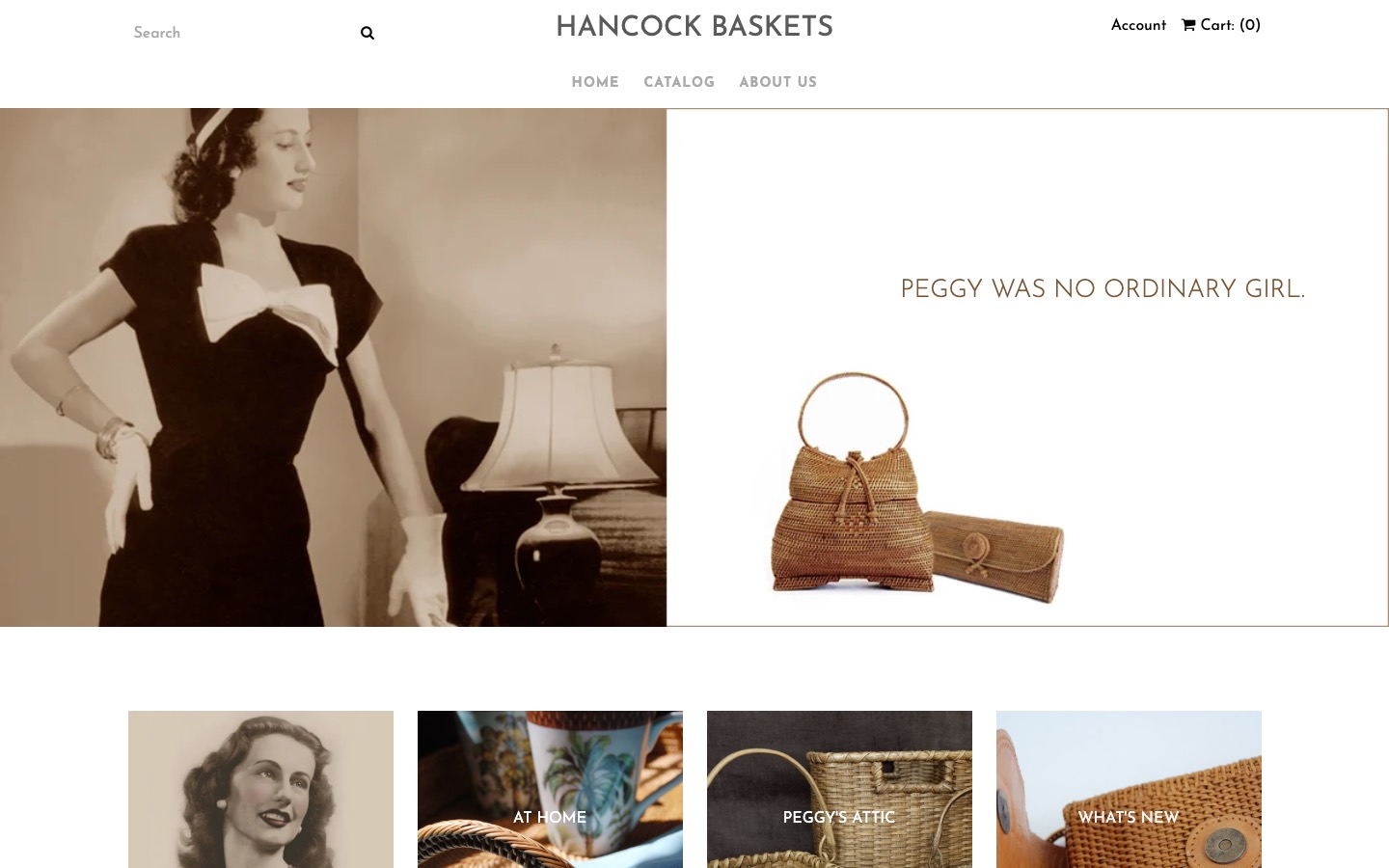 The current homepage